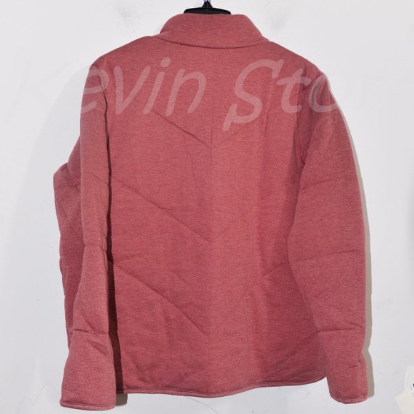 Three‎ Dots Quilted knit jacket Red - Picture 4 of 9